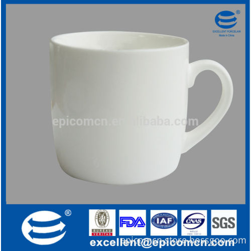 super white high quality A grade 10oz new bone china coffee mugs 300ml cheap plain white coffee mug